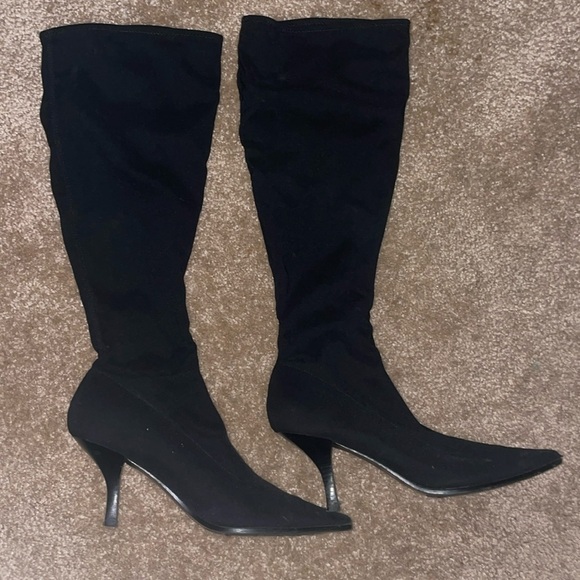 Sexy Black high boots. Size 7.5. Brand: Madison Studio. - Picture 1 of 6